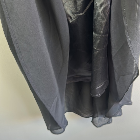 NWT New with Tags City Chic Sexy Tie Sleeveless Chiffon Tulip Dress Black 16 - Picture 12 of 16